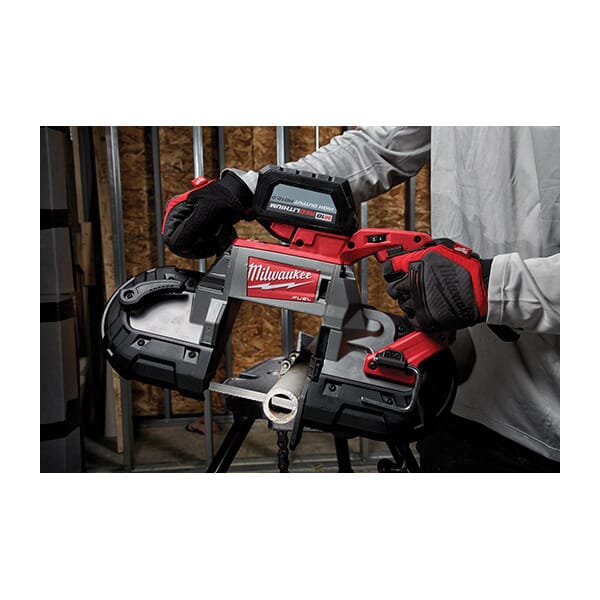 Milwaukee® 48-39-0609 Compact Extreme Thick Metal Portable Band Saw Blade, 35-3/8 in L, 1/2 in W x 0.02 in THK, 8/10 TPI, Bi-Metal Body